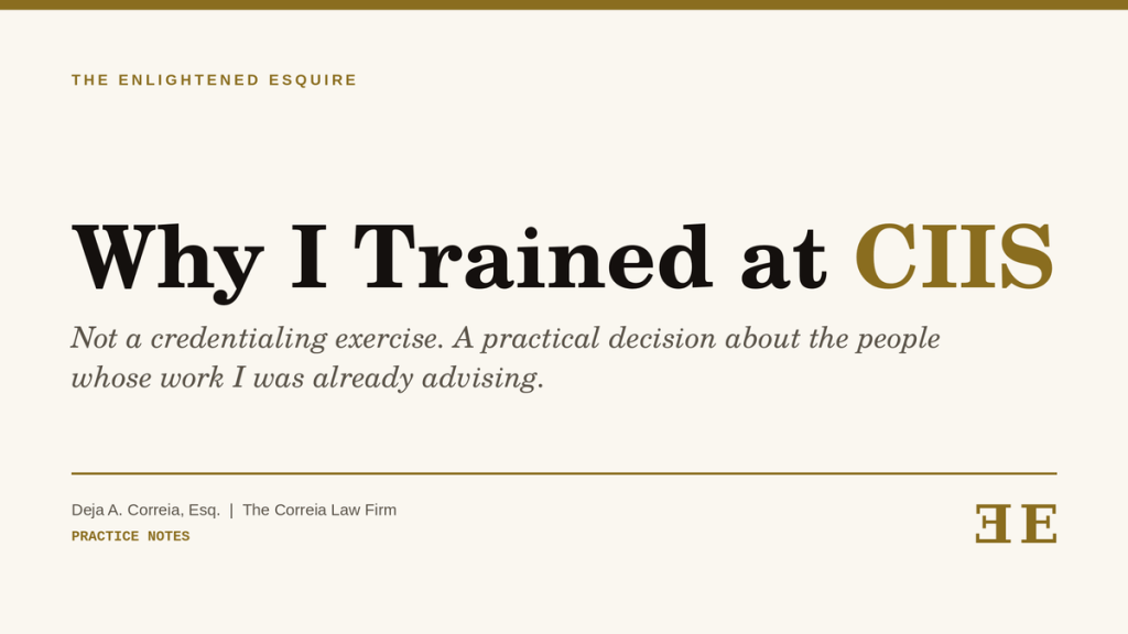 Why I Trained at&nbsp;CIIS